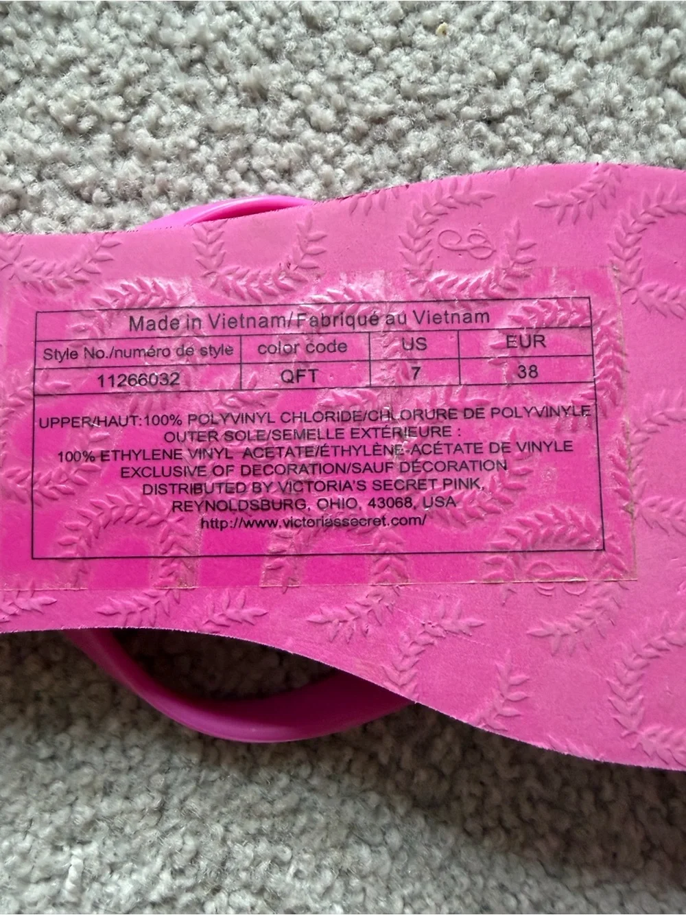 PINK Victorias Secret vibrant pink